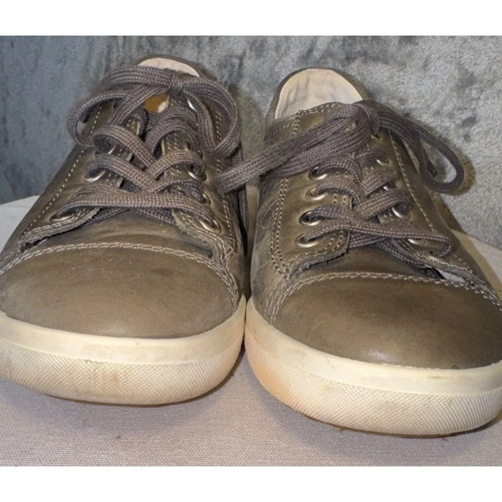 Josef Seibel Comfort Sneakers Minimalist Leather Lace Up Walking Shoes 38 sz 7